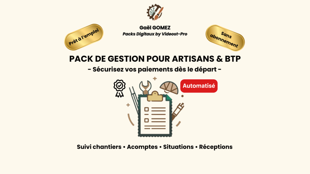 Pack pour artisans et BTP Pack Artisans et BTP